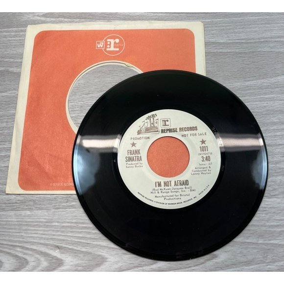 Frank Sinatra I'm Not Afraid / Life's a Trippy Thing 45 Pop WLP Promo Reprise - Picture 3 of 4